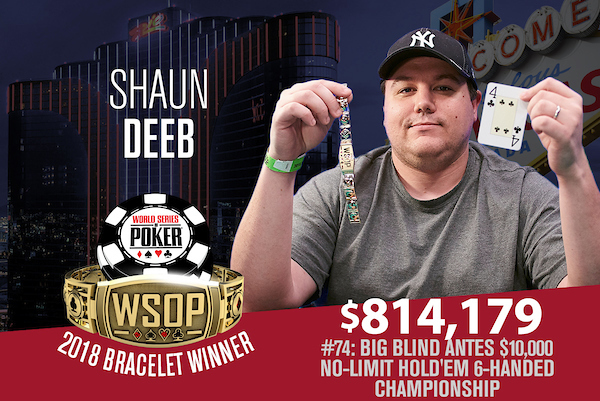 Shaun Deeb赢得今年夏个人的第二条WSOP金手链