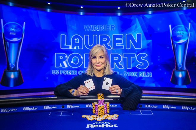 Lauren Roberts赢得美国扑克公开赛第三项赛事$10,000 NLH冠军！