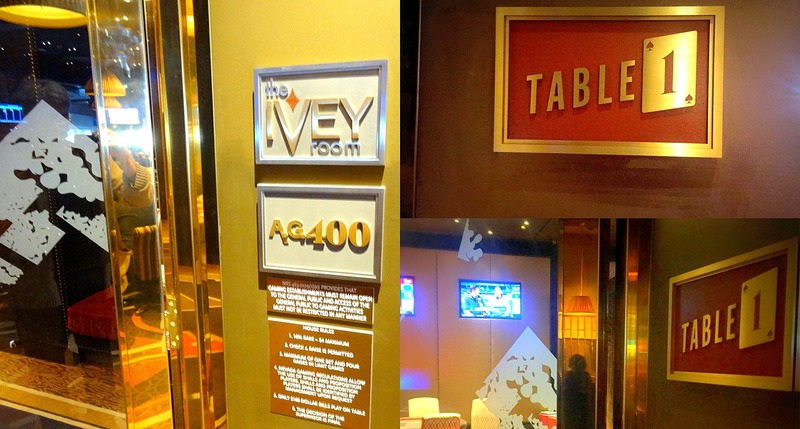 阿瑞尔酒店Ivey扑克室正式更名为“Table 1”