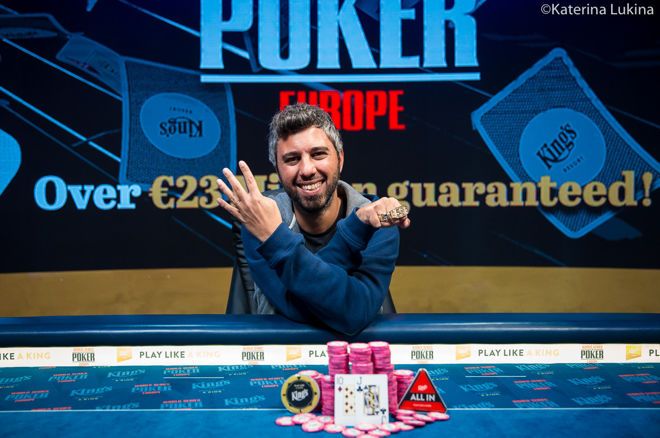 Asi Moshe赢得€1,650 PLO/NLHE混合赛冠军，收获职业第4条金手链